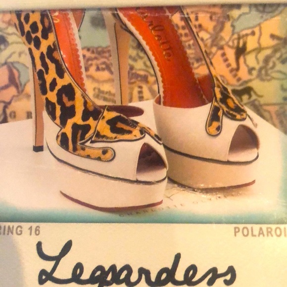 NIB collectible Charlotte Olympia Leopardess Heels - Picture 2 of 11